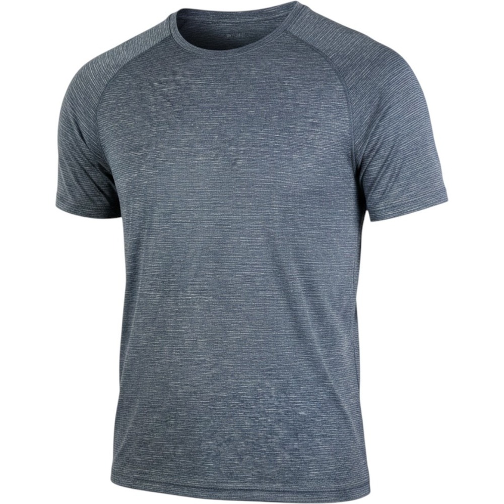 Lululemon Metal Vent Tech Short Sleeve Shirt Blue Lime Green Heathered Men Large
